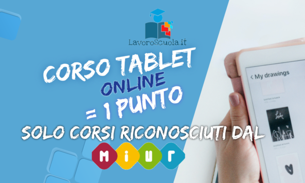 Corso Tablet Online (200 ore)