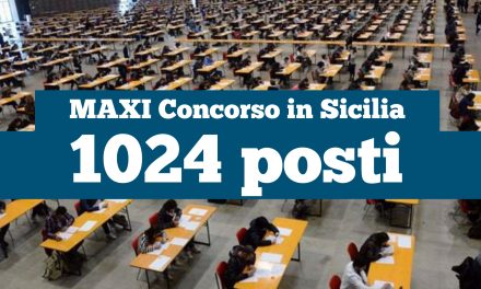 Maxi concorso Sicilia 1024 posti di lavoro
